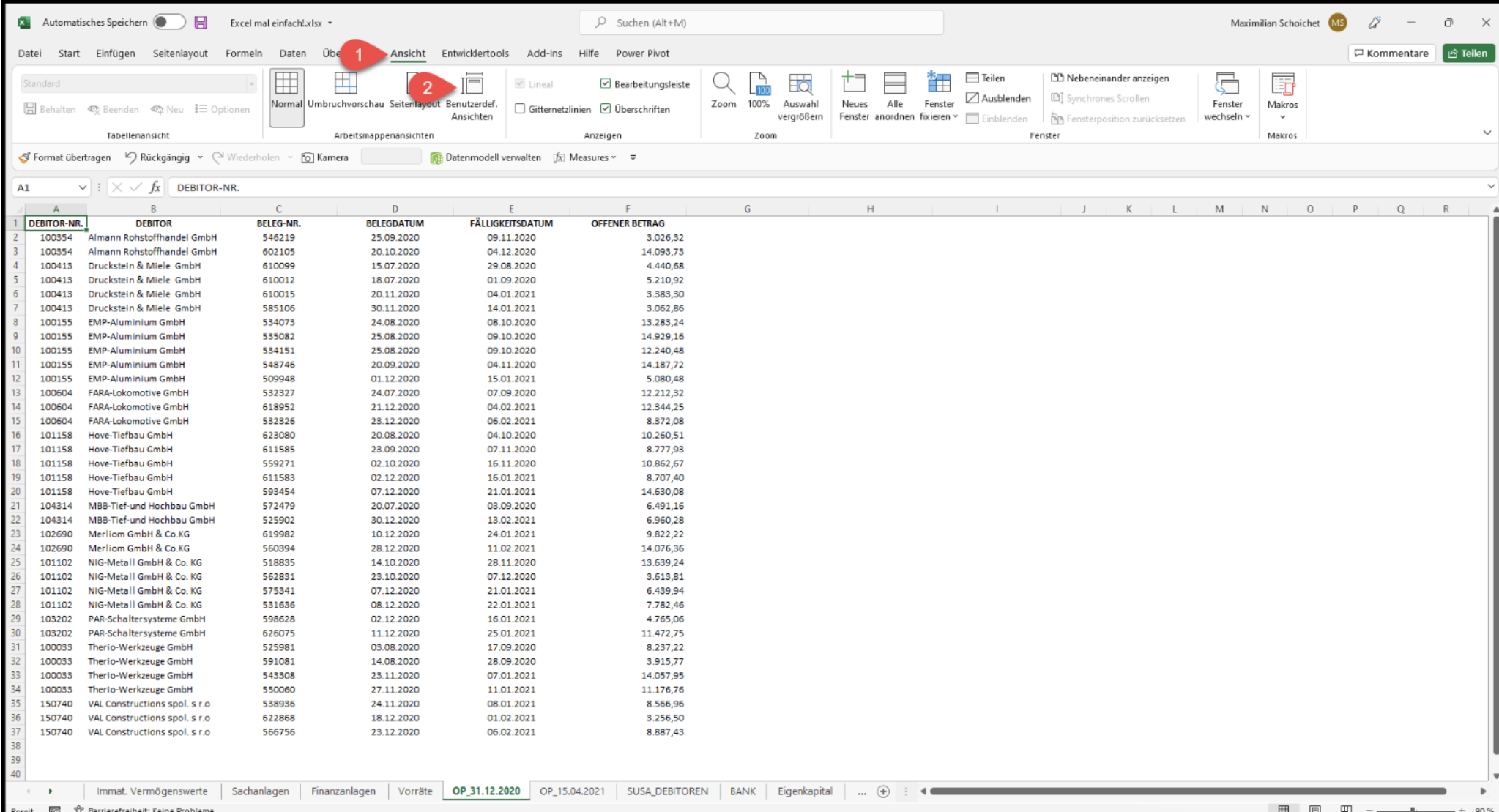 Excel-schoichet
